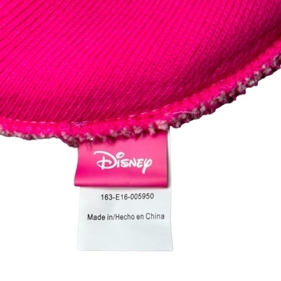 NWOT DISNEY PRINCESS 2-TONE PINK BEANIE HAT, KIDS OS - Picture 4 of 4
